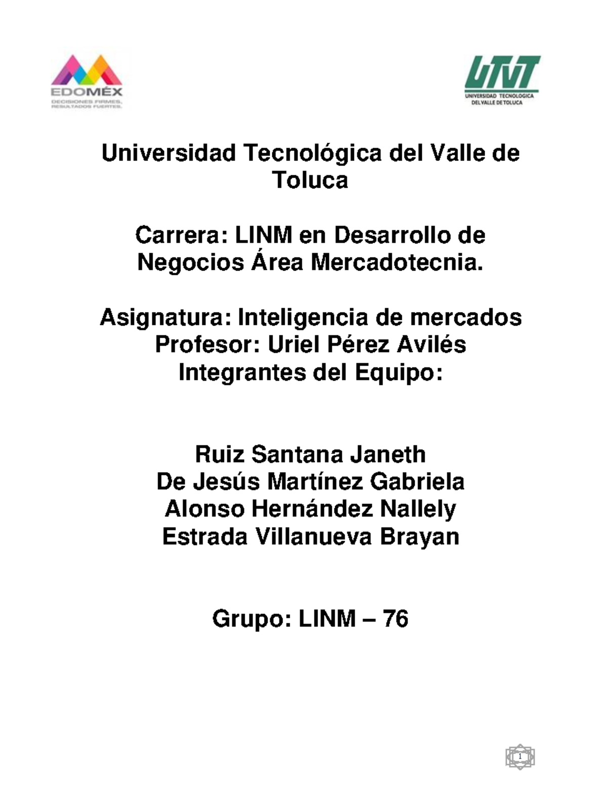 EL Sabor DE Yessy LINM 76 - Universidad Tecnológica del Valle de Toluca ...