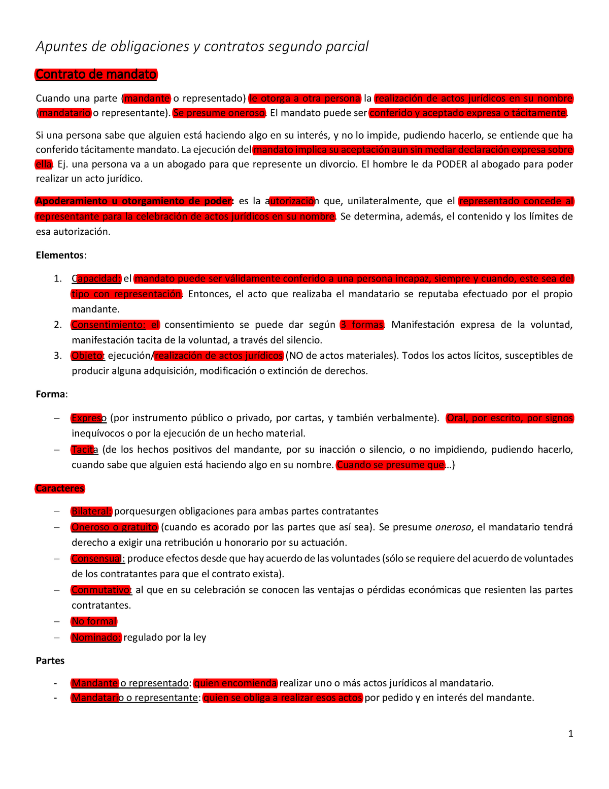 Segundo Parcial Completo - Apuntes De Obligaciones Y Contratos Segundo ...