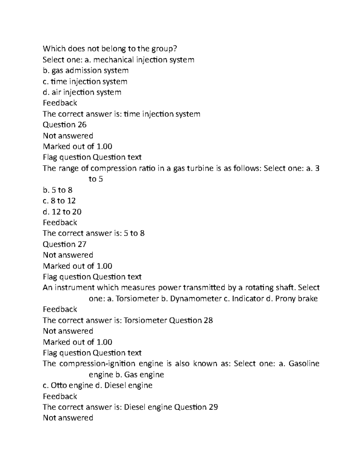 mechanical-engineering-questions-which-does-not-belong-to-the-group