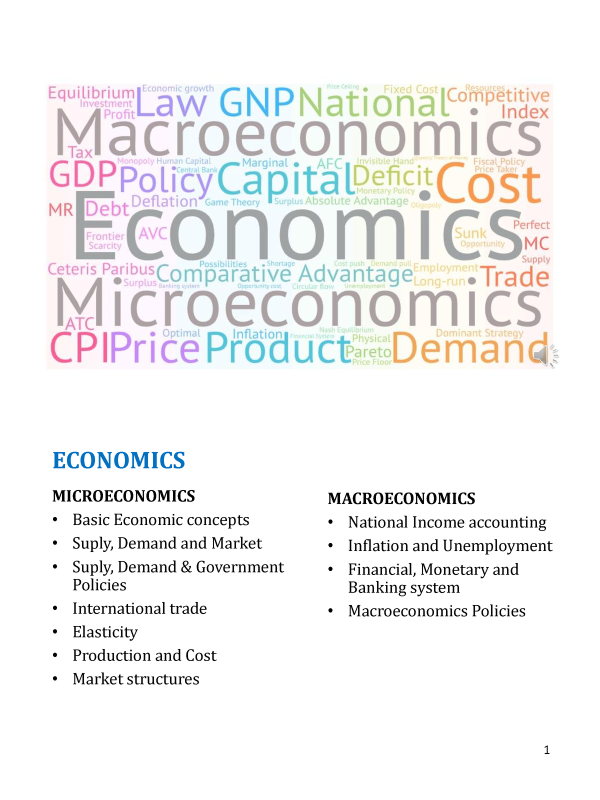 Kthdc-1 Basic concepts - ECONOMICS ####### MICROECONOMICS Basic ...