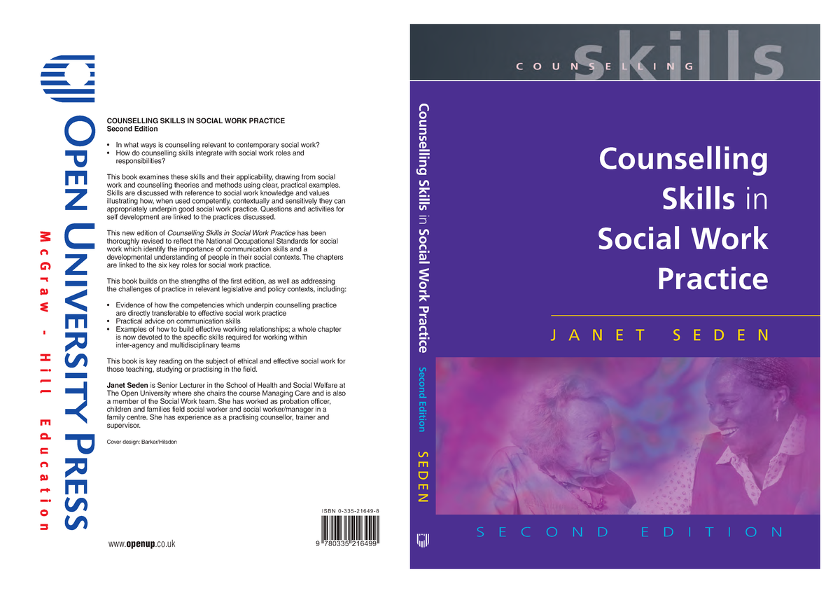 Counselling Skills In Social Work Practice (counselling Skills S 