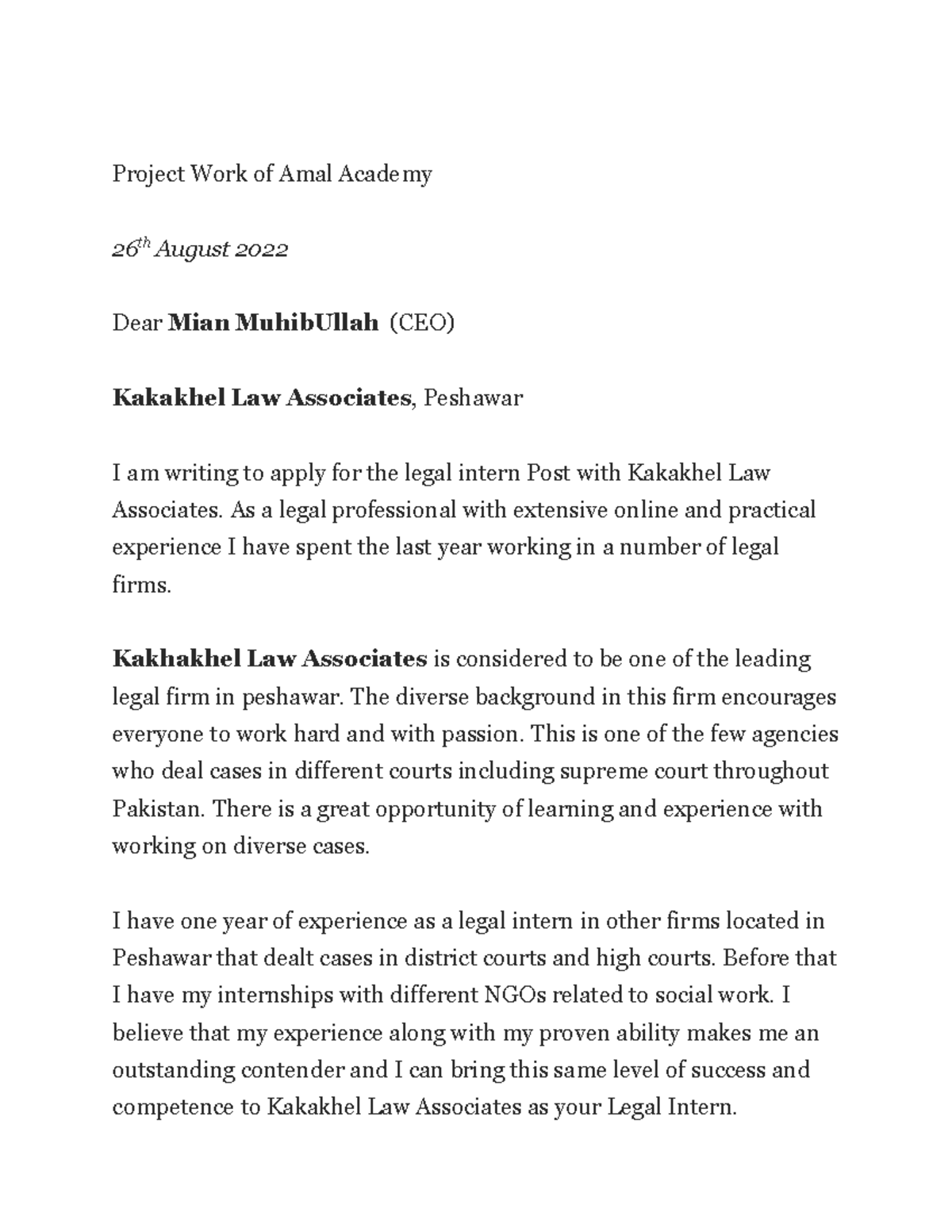 New Microsoft Word Document - Project Work of Amal Academy 26 th August ...