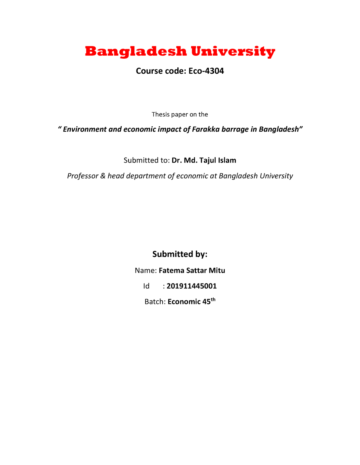 thesis paper of dhaka university