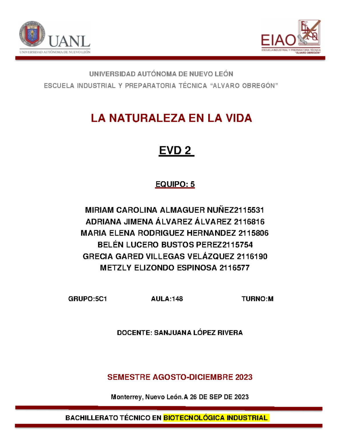Evidencia etapa 2 - UNIVERSIDAD AUTÓNOMA DE NUEVO LEÓN ESCUELA ...