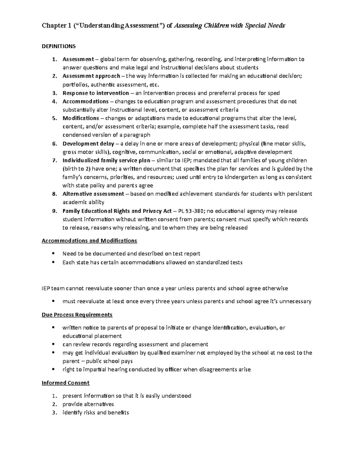 Chapter 1 understanding assessment - Chapter 1 (“Understanding ...