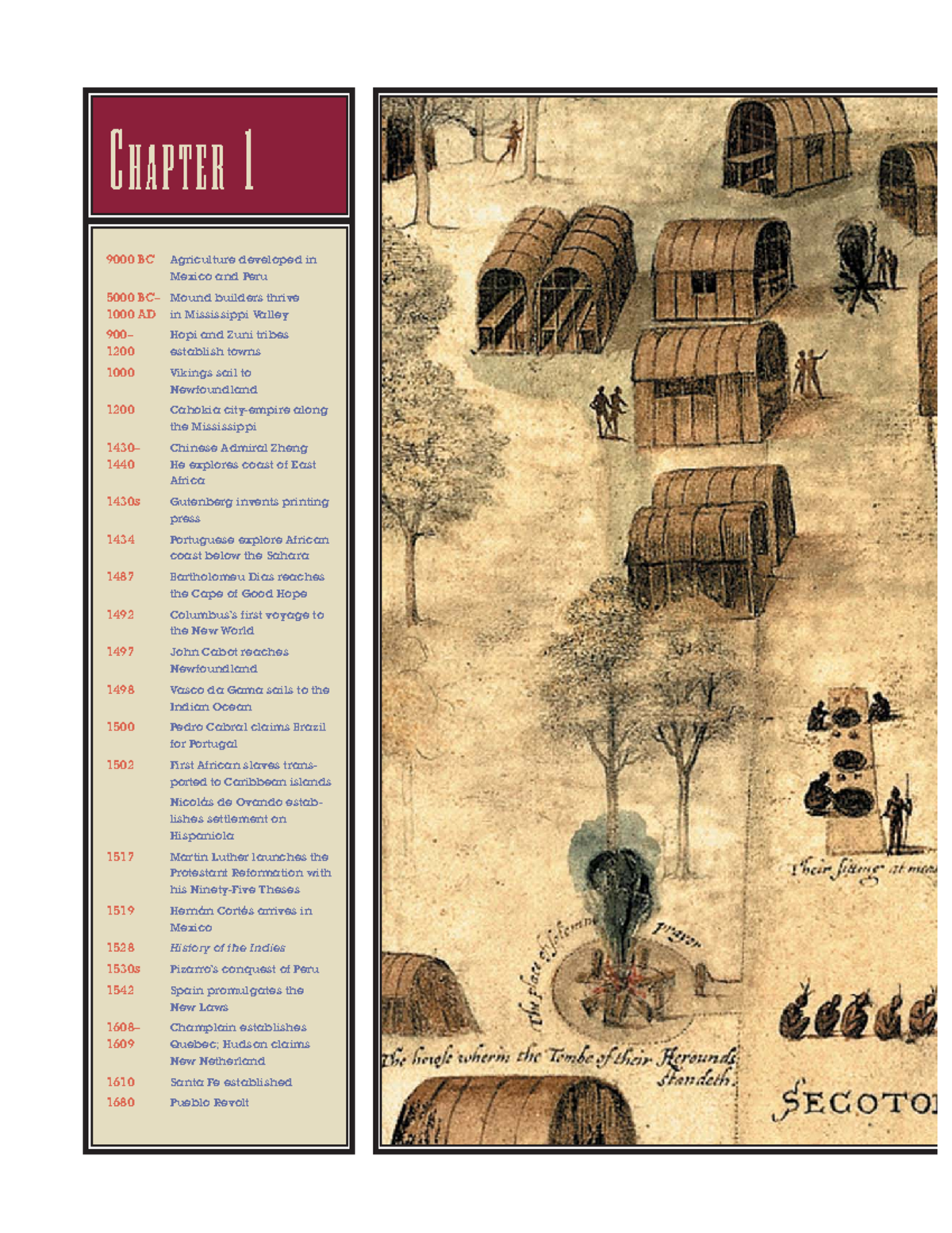 Chapter 1 apush give me liberty - 9000 BC Agriculture developed in ...