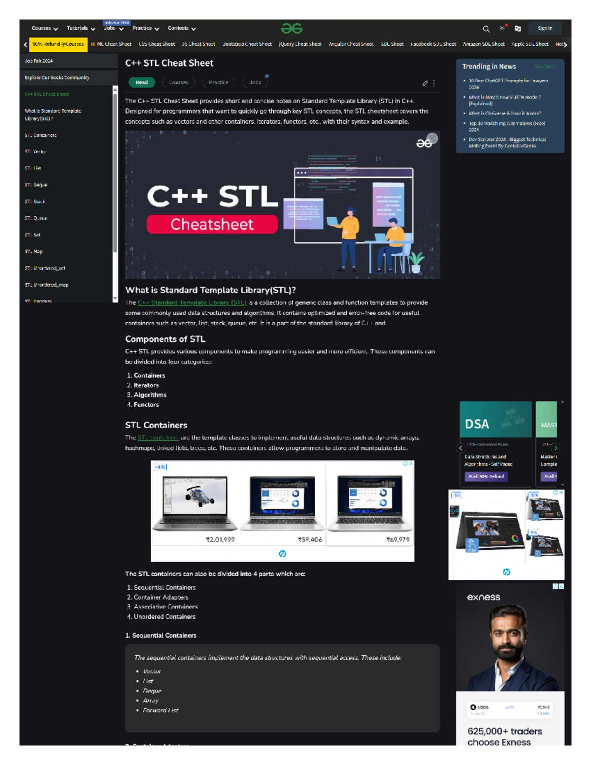 STL C++ sadasc ds - Computer Network - Studocu