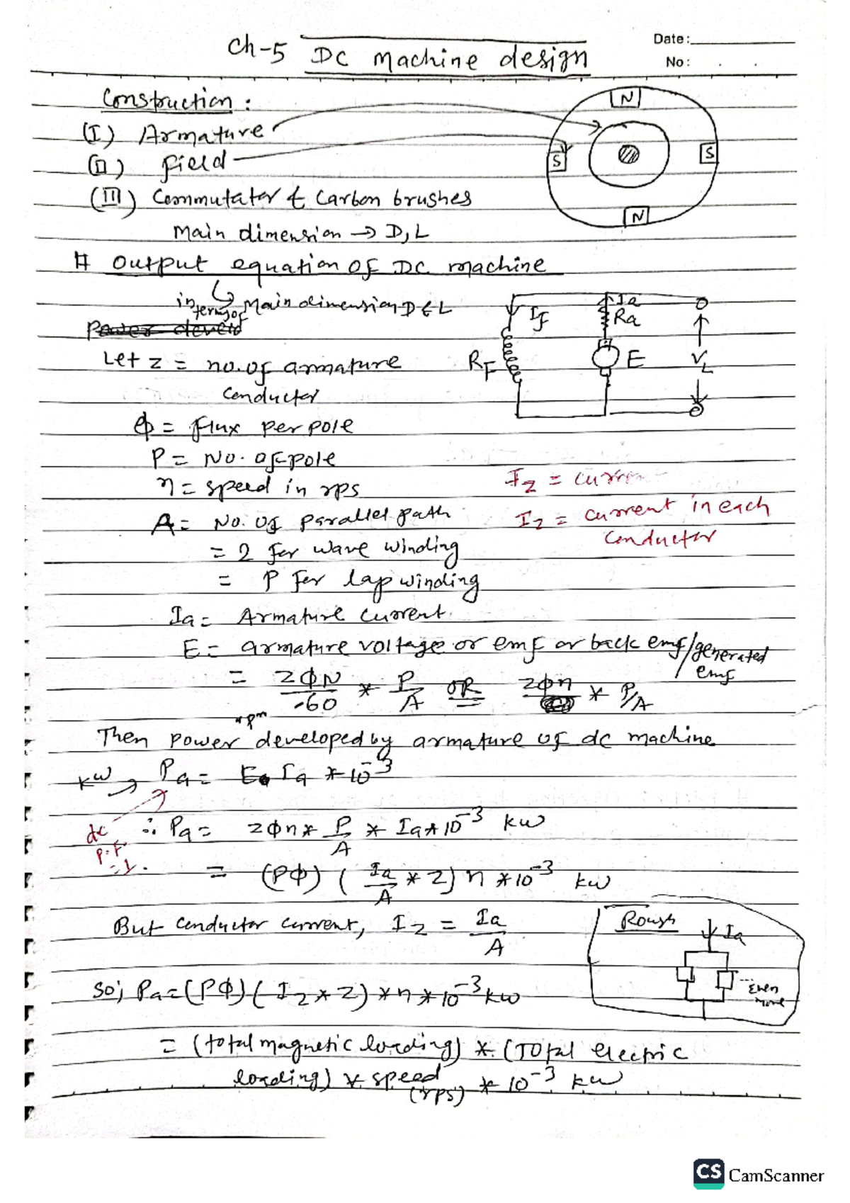 Electric machine design ch 5 2079 - Studocu