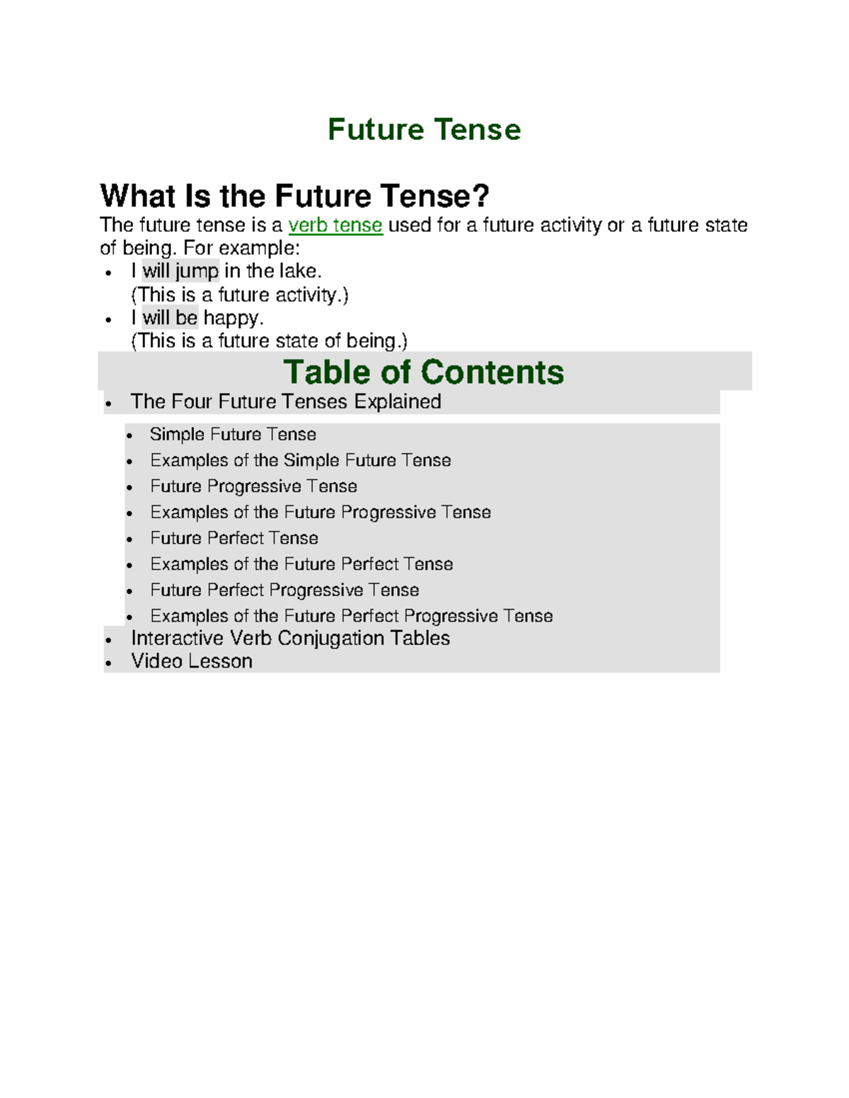 Future Tense Future Tense What Is The Future Tense The Future Tense