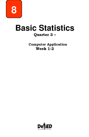 Stat-and-Prob Q4-Week-1 Module-9 - 1 SHS Statistics and Probability ...