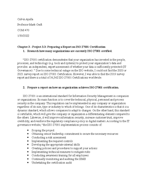 COM 470 Assignment 5 - Chapter 9 - Case Study: Assessing the RSA Cyber ...