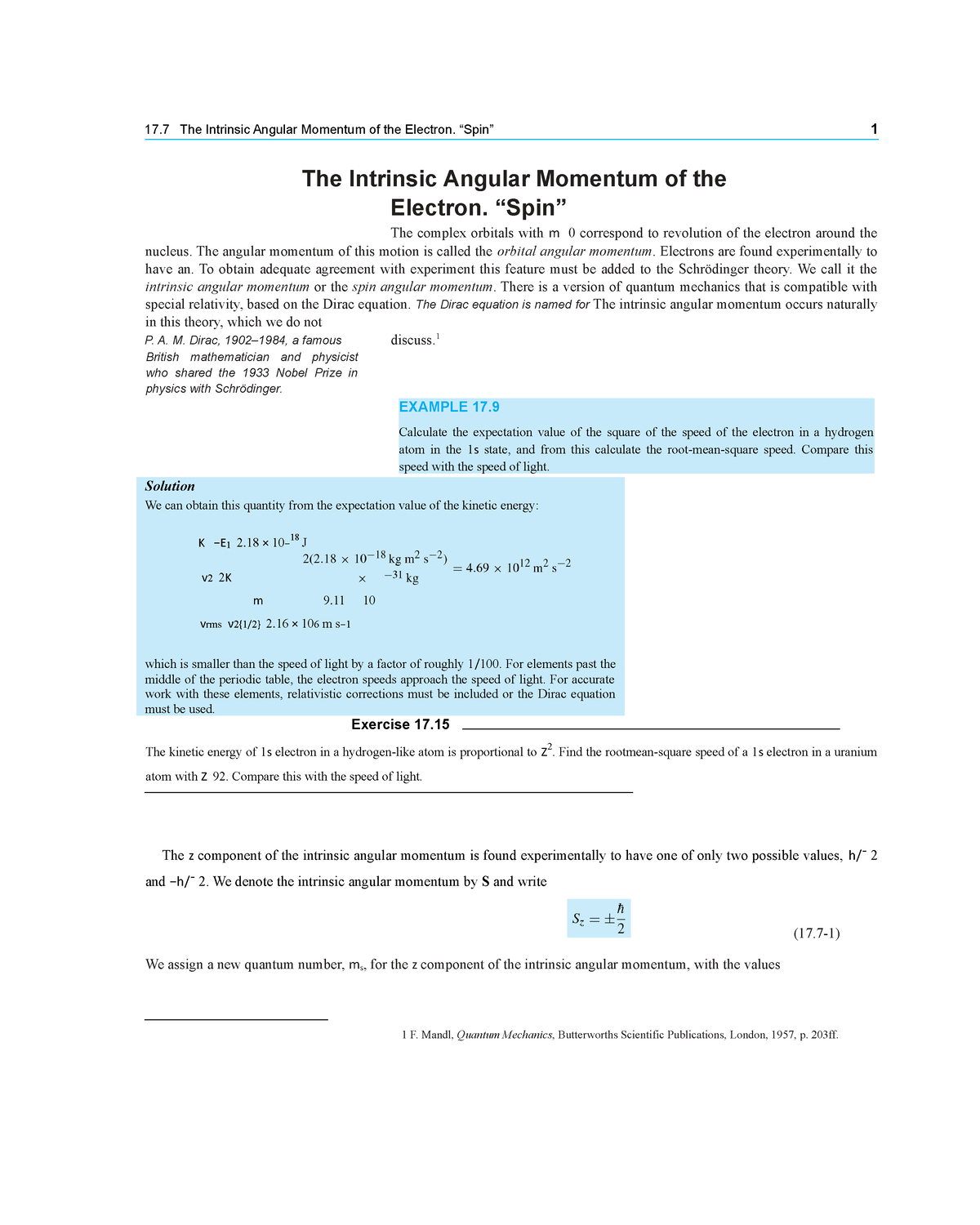 the-intrinsic-angular-momentum-of-the-electron-spin-the-complex