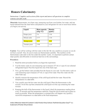 8.03 Solutions Lab - Lab - 8 Solutions Lab Solutions Pre-Lab Questions ...