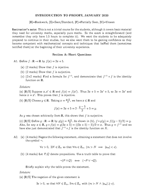 Intro To Proofs HW 4-Solns - INTRODUCTION TO PROOFS 2020: HW4 SOLUTIONS ...