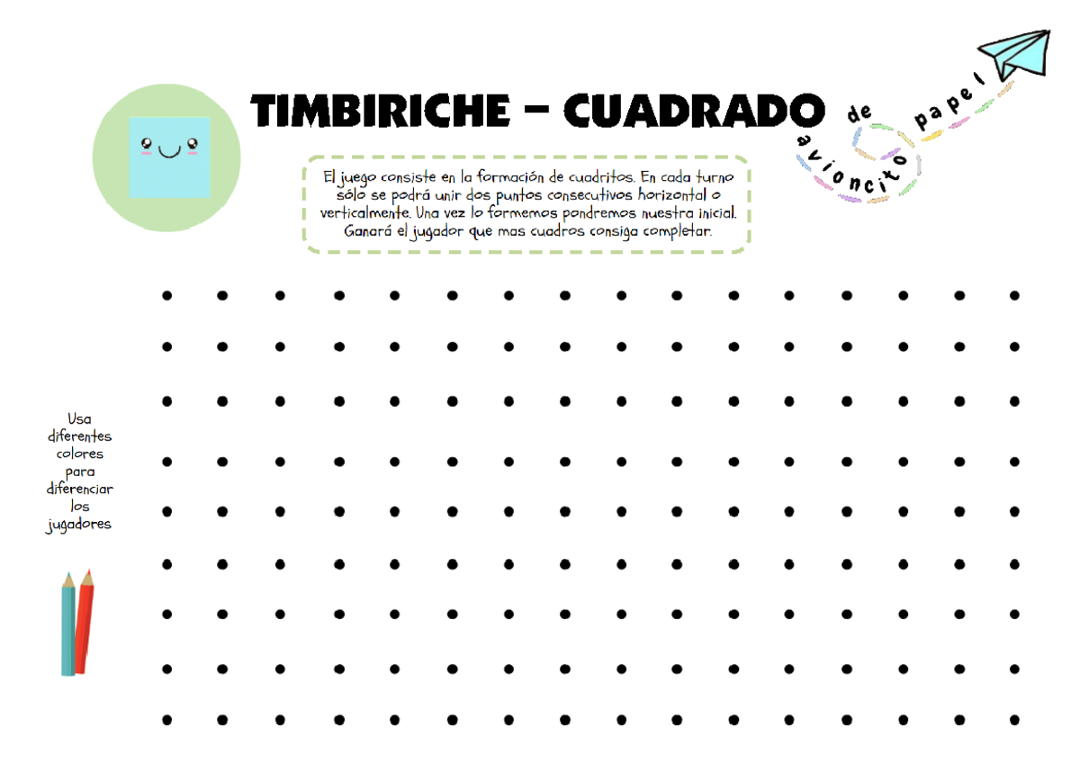 EL Juego DEL Cuadrado O Timbiriche - Formaciòn Cìvica - TIMBIRICHE
