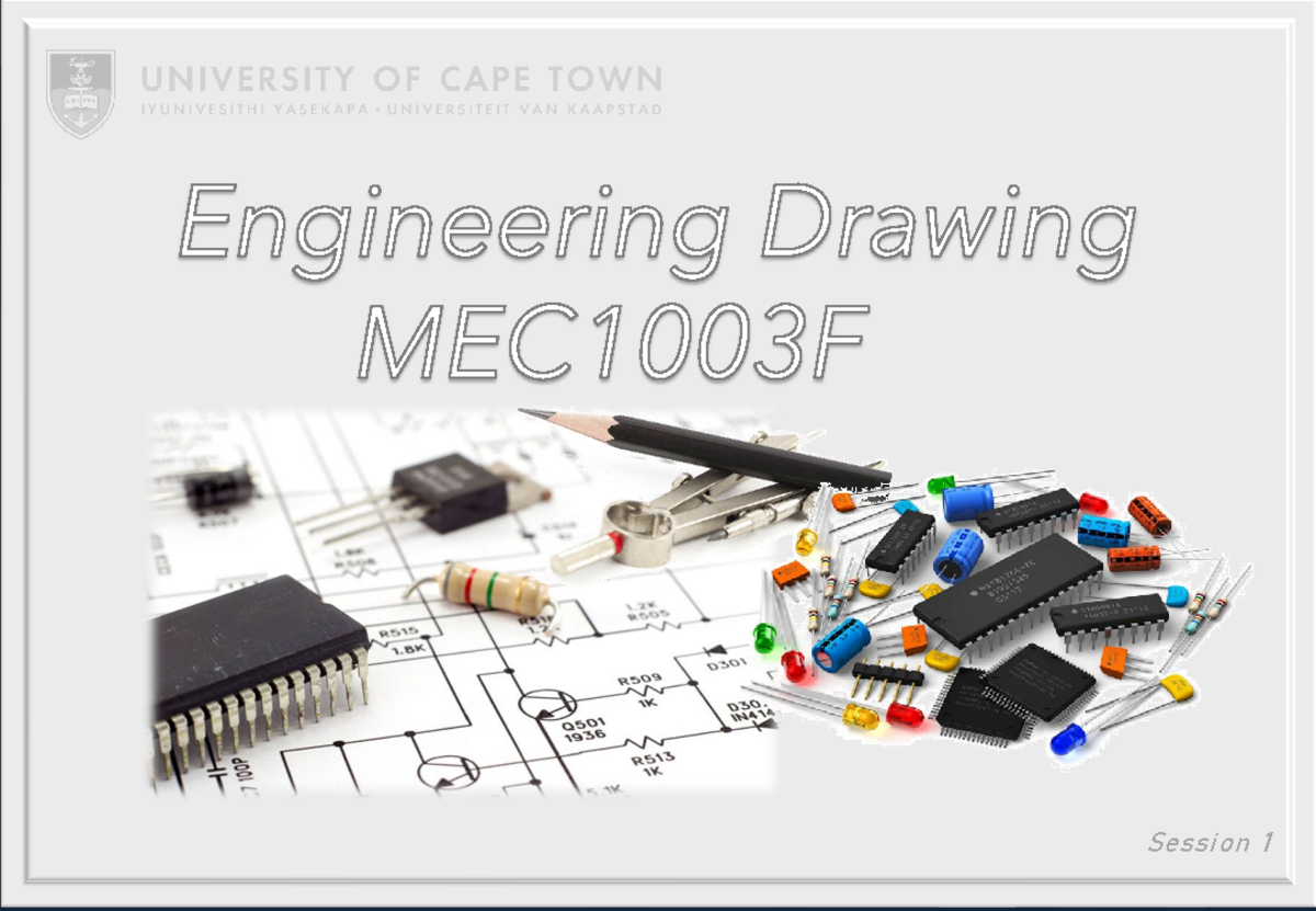 MEC1003F+Lecture+1 0 - Notes - Sessi on Engineering drawing is a ...