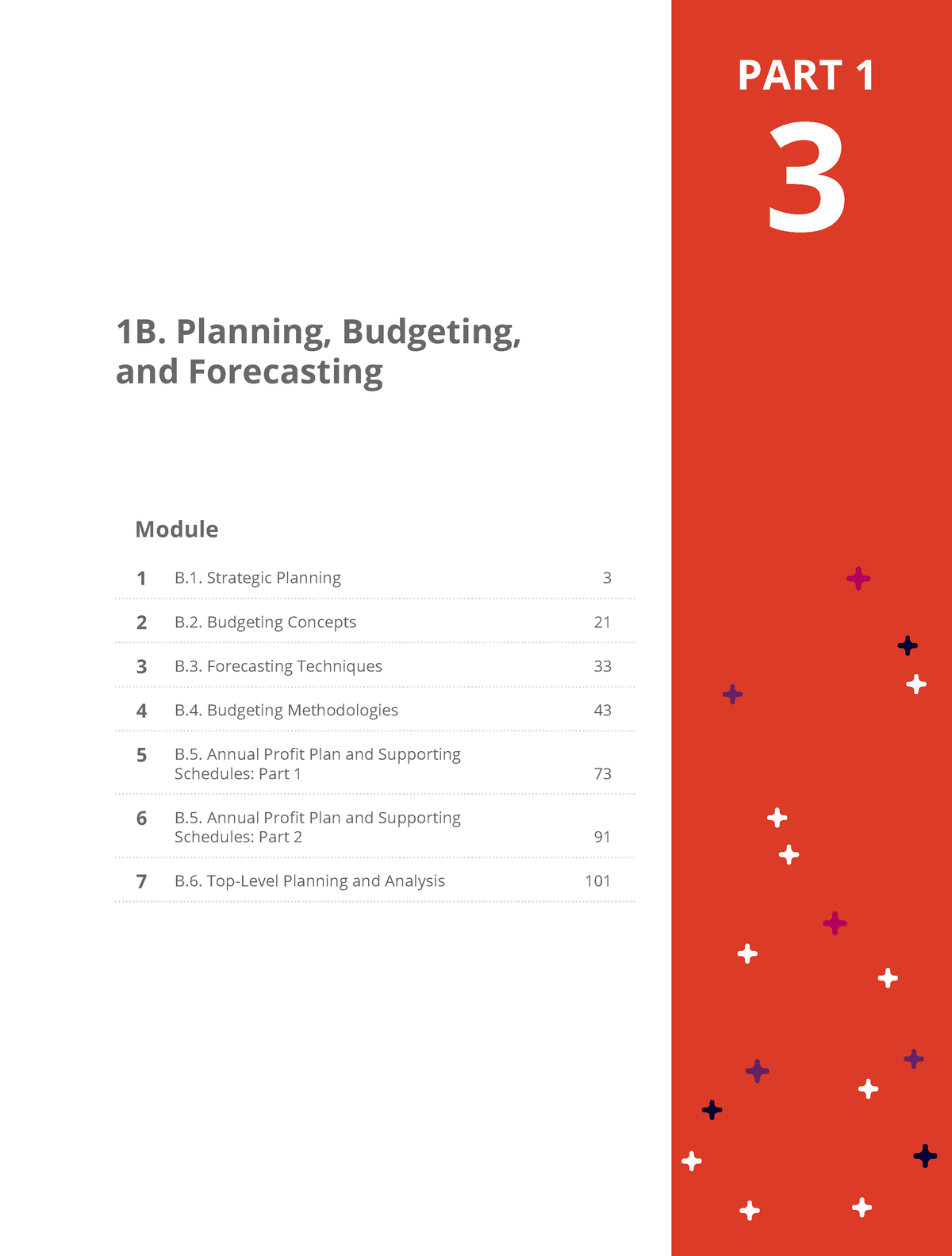 P1-1B - Cna - 3 PART 1 1B. Planning, Budgeting, And Forecasting Module ...