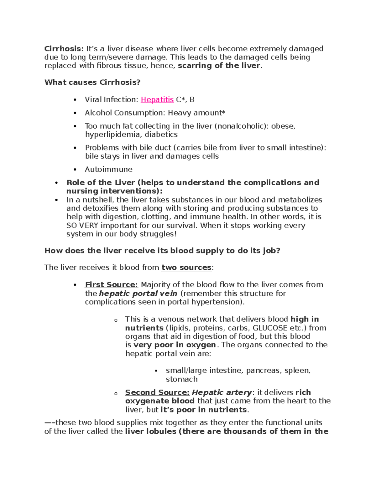 Cirrhosis Nclex Review Cirrhosis It’s a liver disease where liver cells extremely