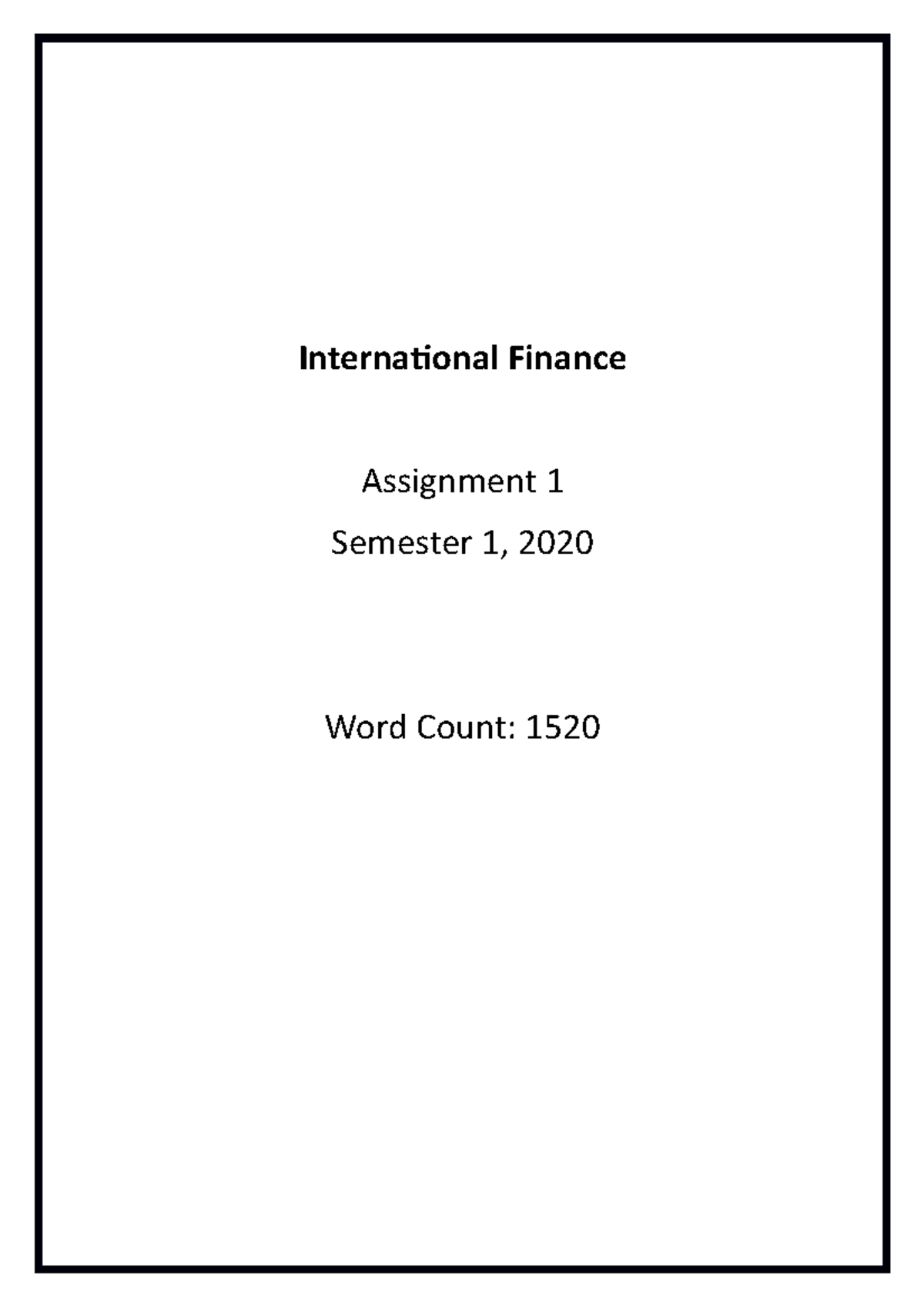 International finance articles image