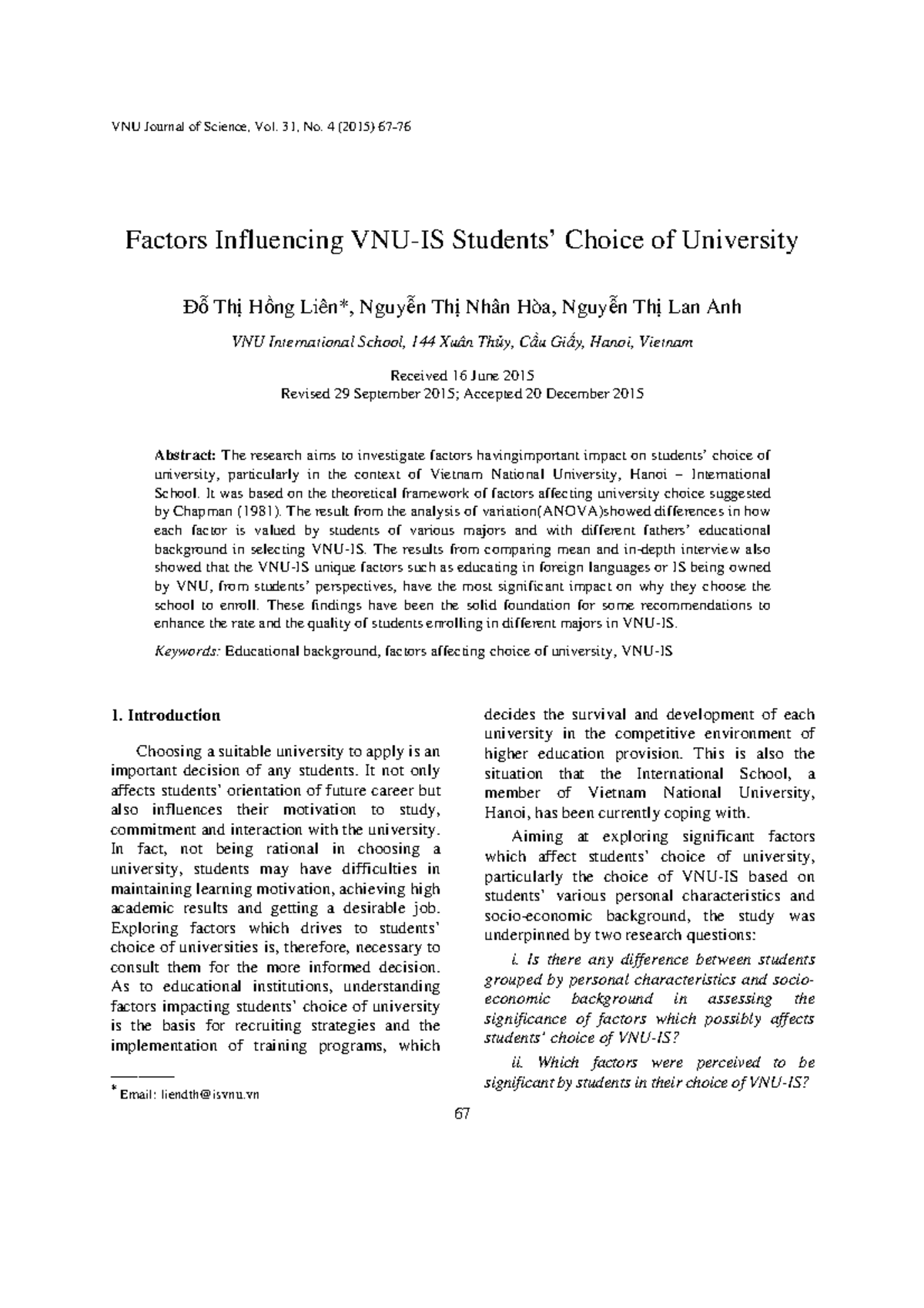 243 1 474 1 10 2016 0405 - MMMMM - VNU Journal of Science, Vol. 31, No ...