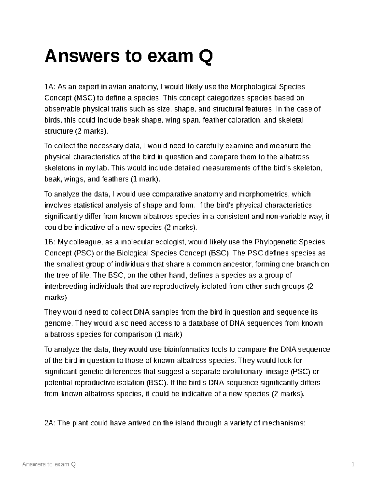 01c28a1e-20a4-4d8d-a6ea-9f1420a353da Answers to exam Q - Answers to ...