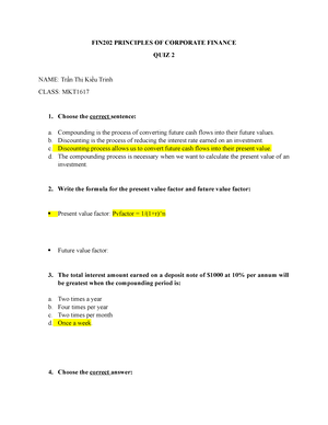 Ch08 - Fin - CHAPTER 8 Bond Valuation And The Structure Of Interest ...