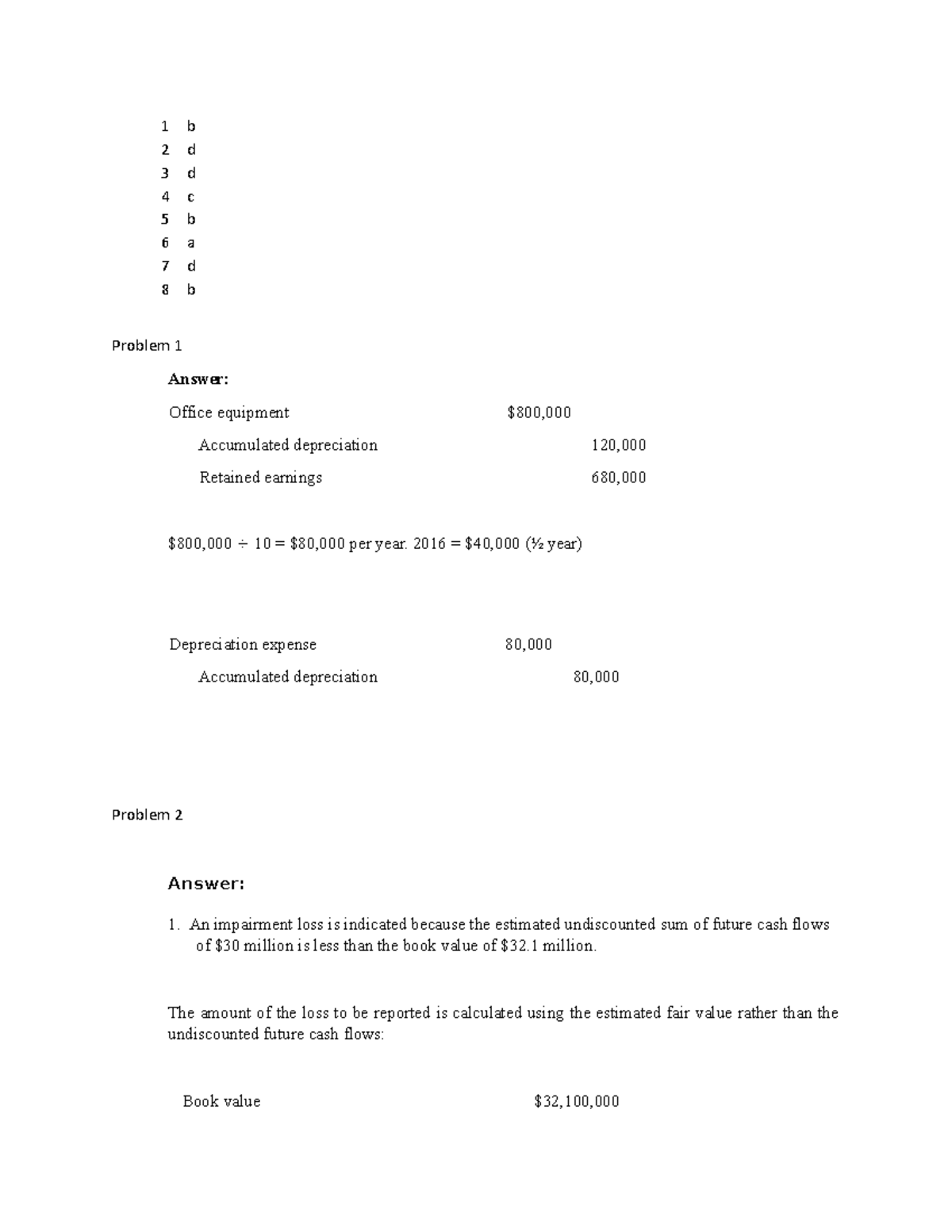 In-class Exercise Chapter Solution - 1 B 2 D 3 D 4 C 5 B 6 A 7 D 8 B ...