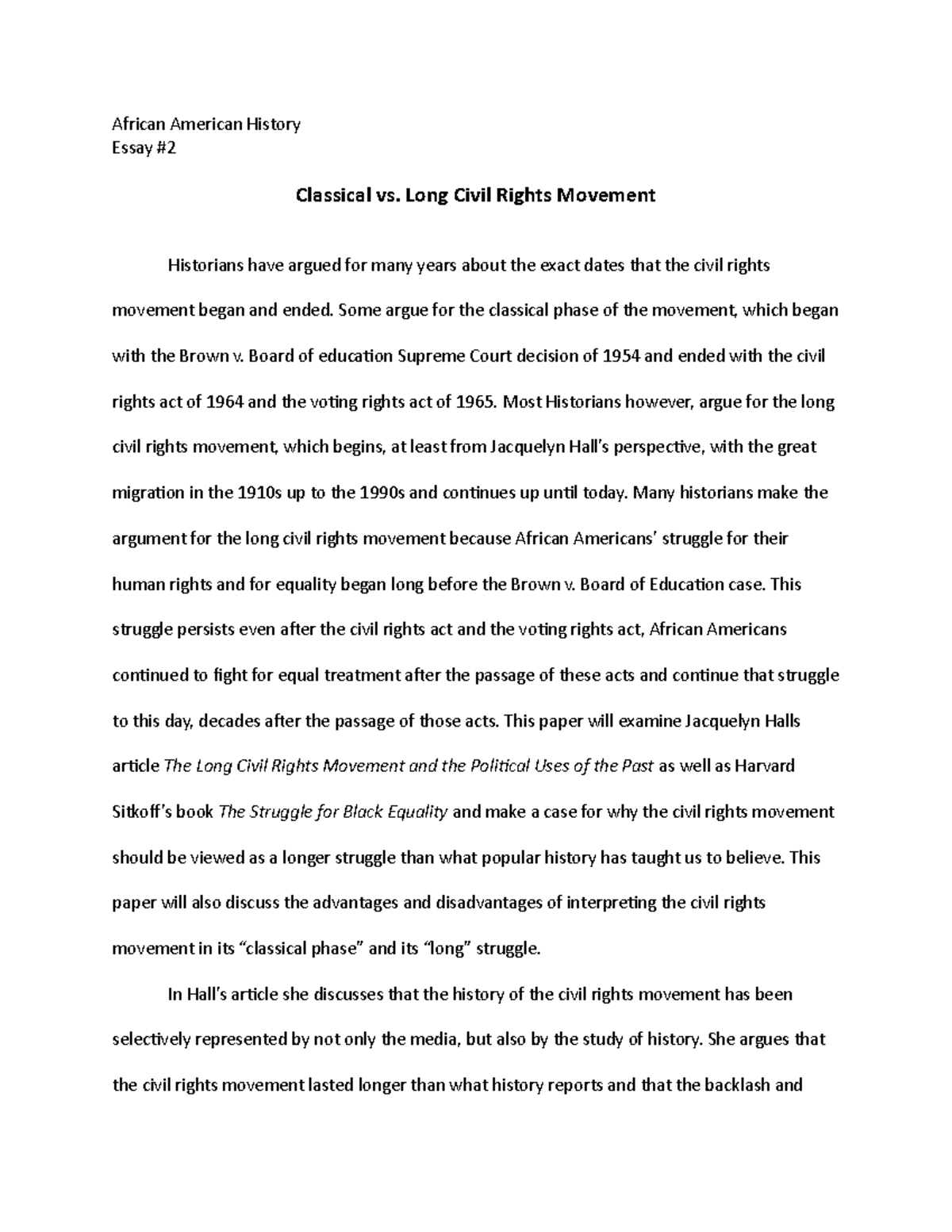 essay-2-aah-classical-vs-long-civil-rights-movement-african