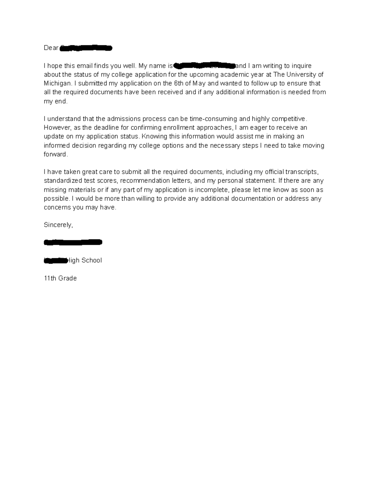 Professional Email - For this assignment you will be righting a letter ...