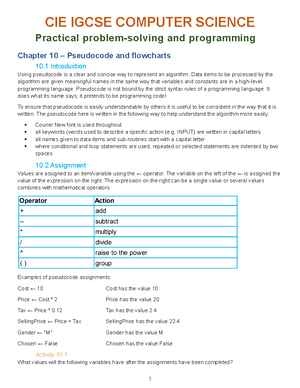 Computer Science Chapter 4 - CIE IGCSE COMPUTER SCIENCE Theory Of ...