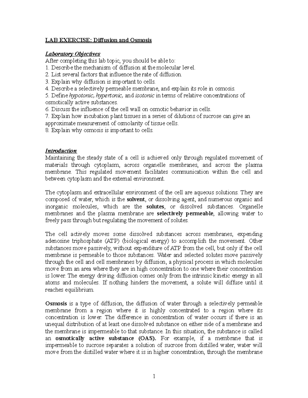 Diffusion lab report discussion image