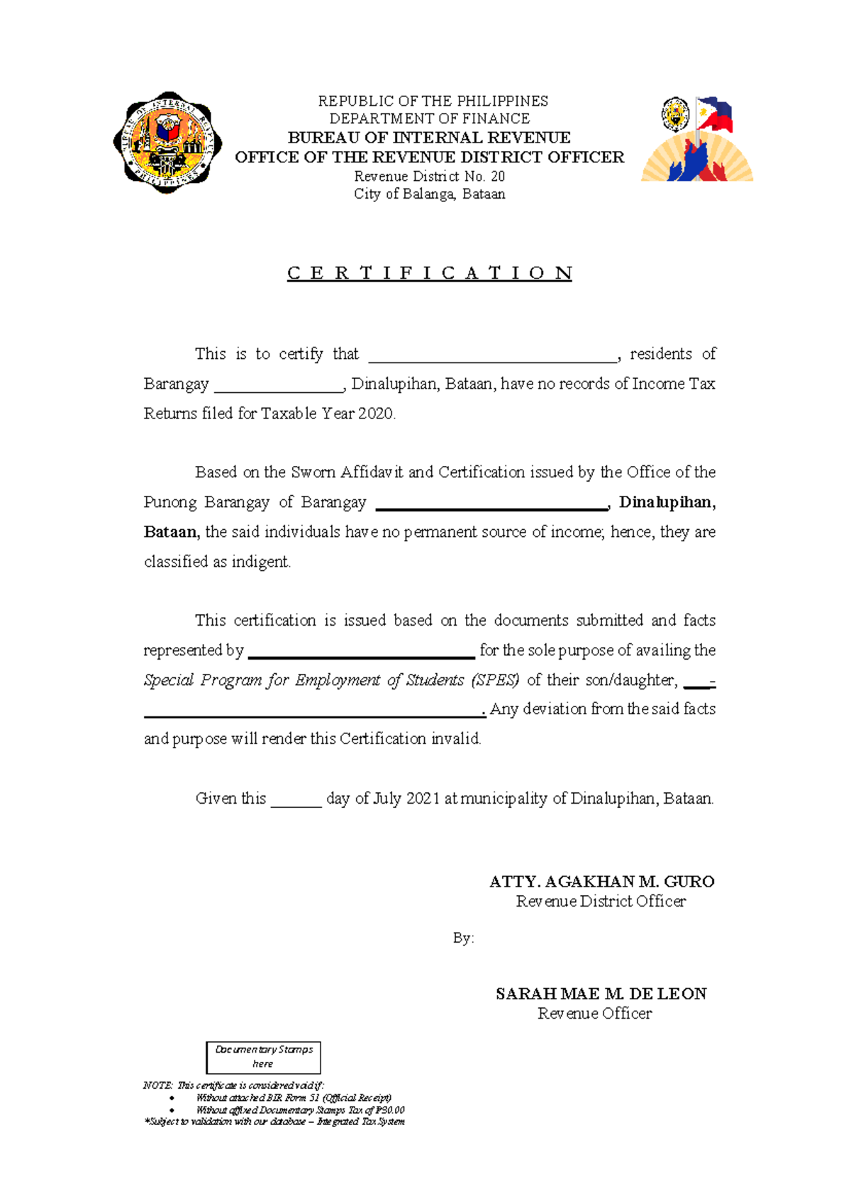 522082459-bir-cert-of-tax-exemption-republic-of-the-philippines