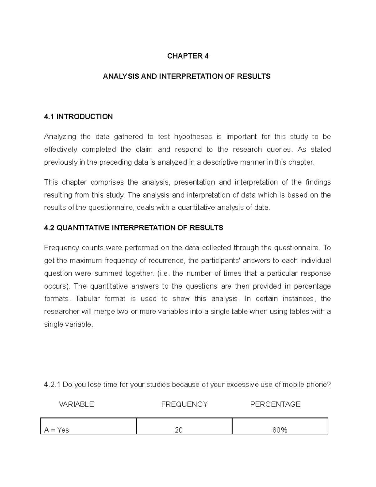 Chapter-4 - Please Use It Wisely - CHAPTER 4 ANALYSIS AND ...