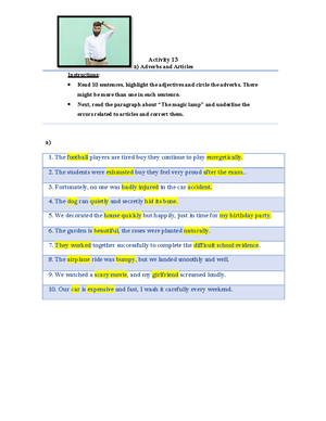 Act 6 ingles - Inglés 2 actividad 6 - Inglés II TL.LSHI1805TEO.401 ...