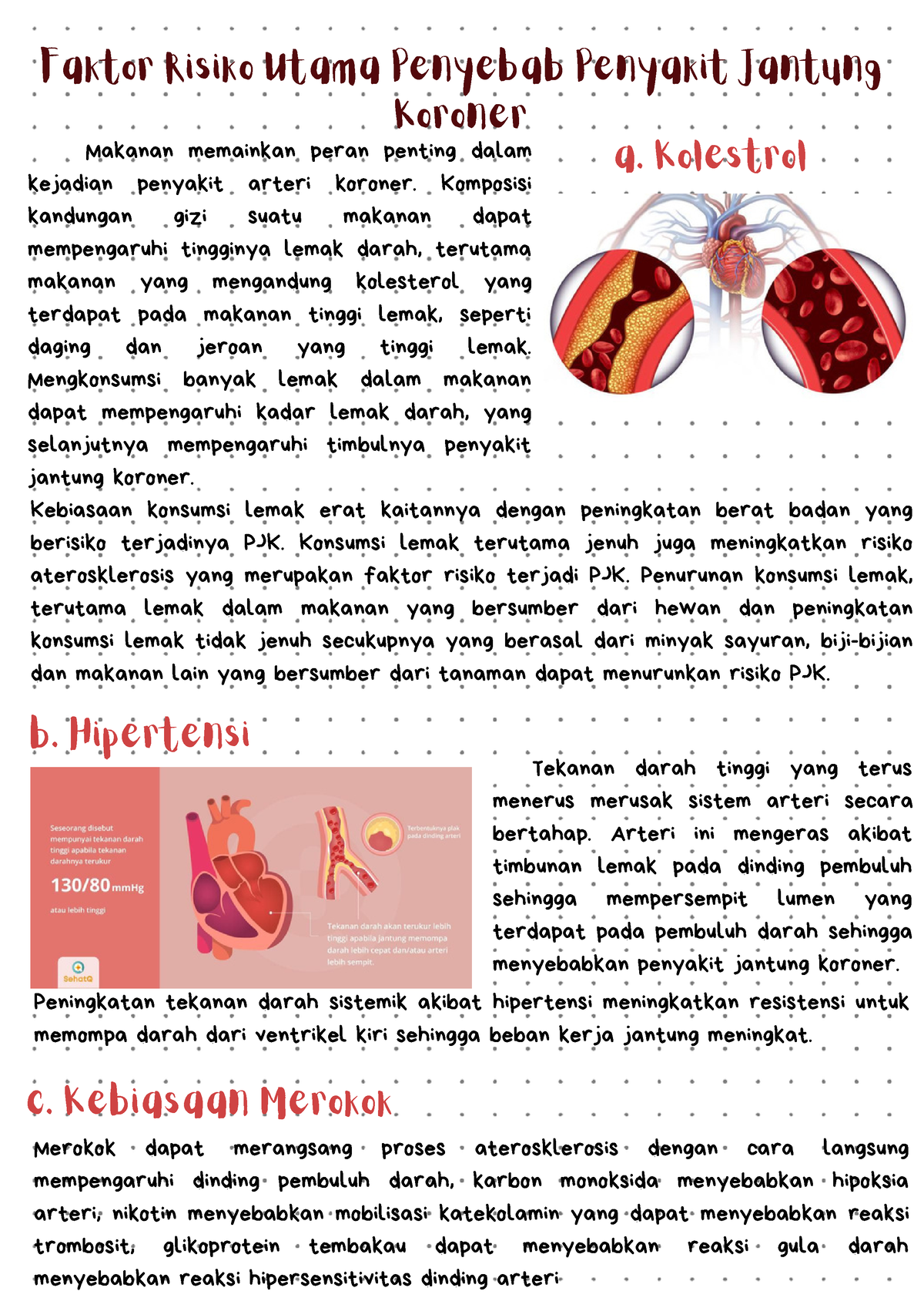 Faktor Risiko Utama Penyebab Penyakit Jantung Koroner - Faktor Risiko ...