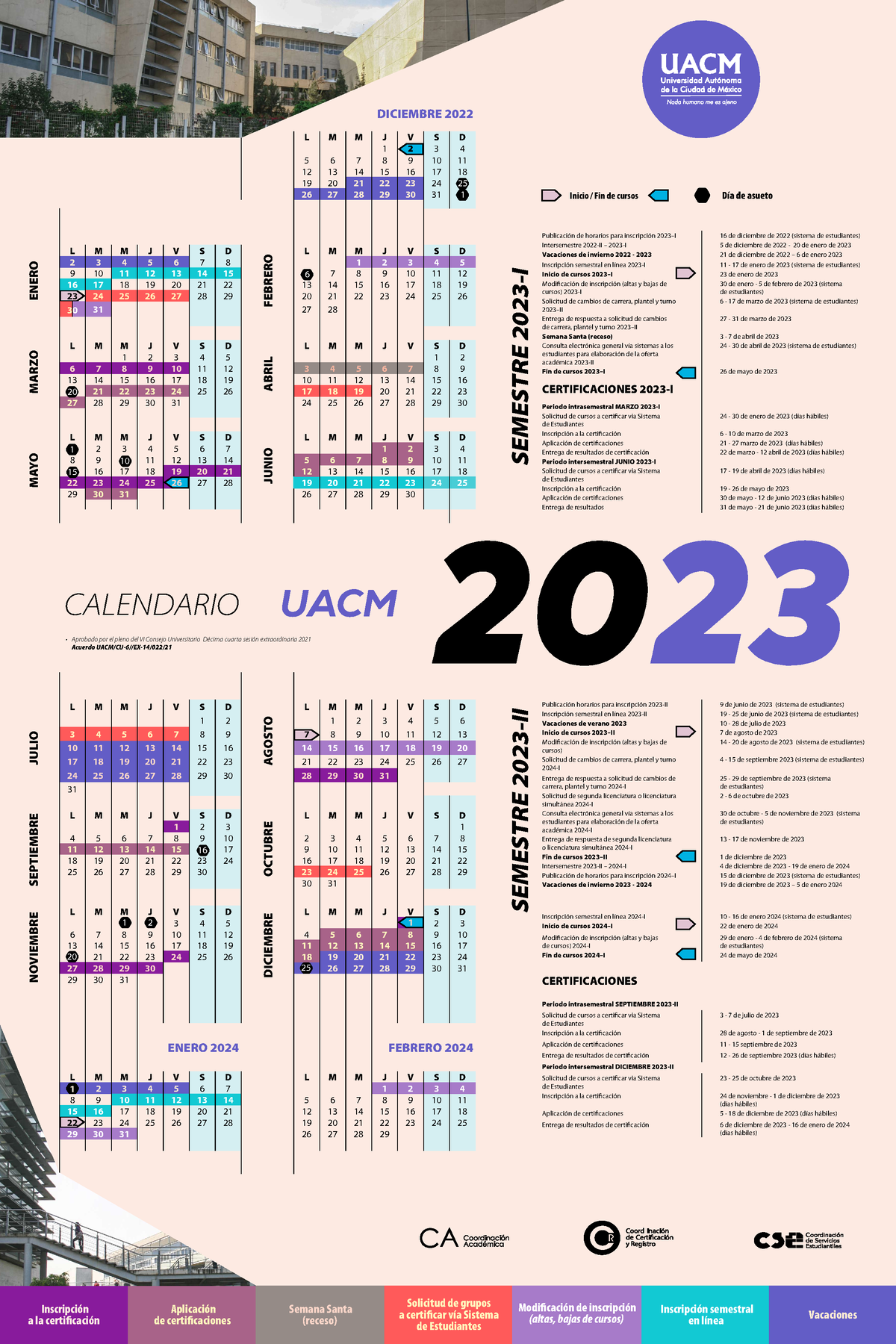 Calendario UACM Resumen Biología del Desarrollo Inscripción a la