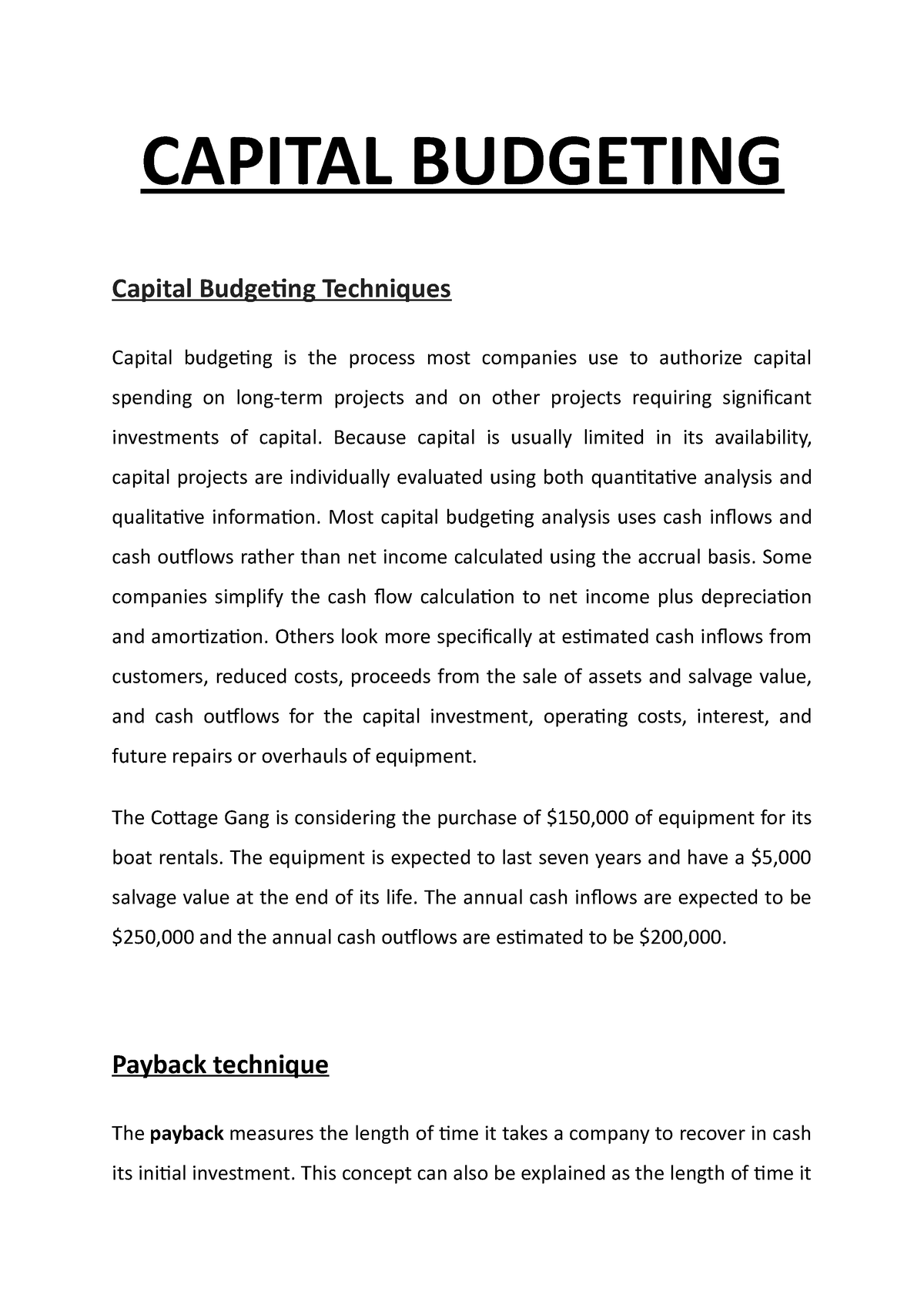 capital-budgeting-capital-budgeting-capital-budgeting-techniques