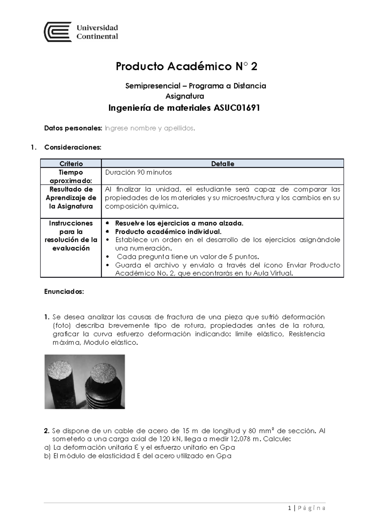 PA2 Tarea 2023-10 - Producto Académico N° 2 Semipresencial – Programa A ...