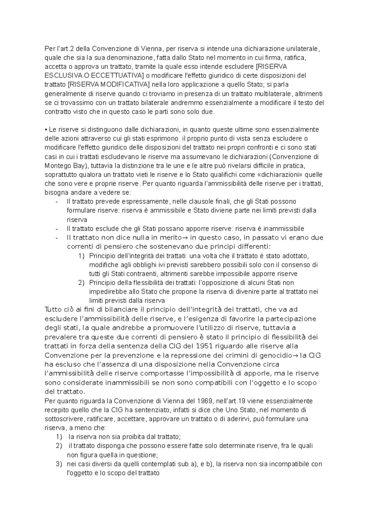 Documento senza titolo Per l’art della Convenzione di Vienna, per