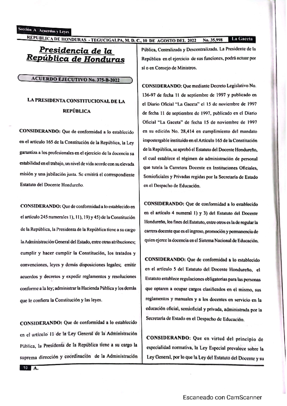 Derogacion del reglamento docente - Derecho Laboral I - UTH - Studocu