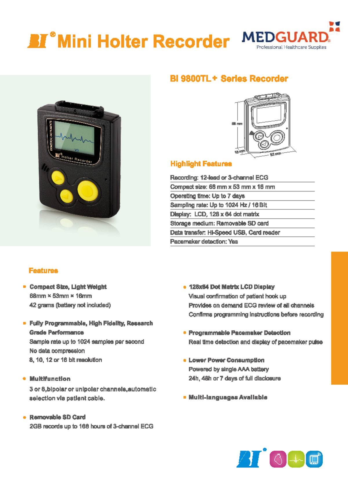 Mini Holter Data Sheet - gestion de calidad - Studocu