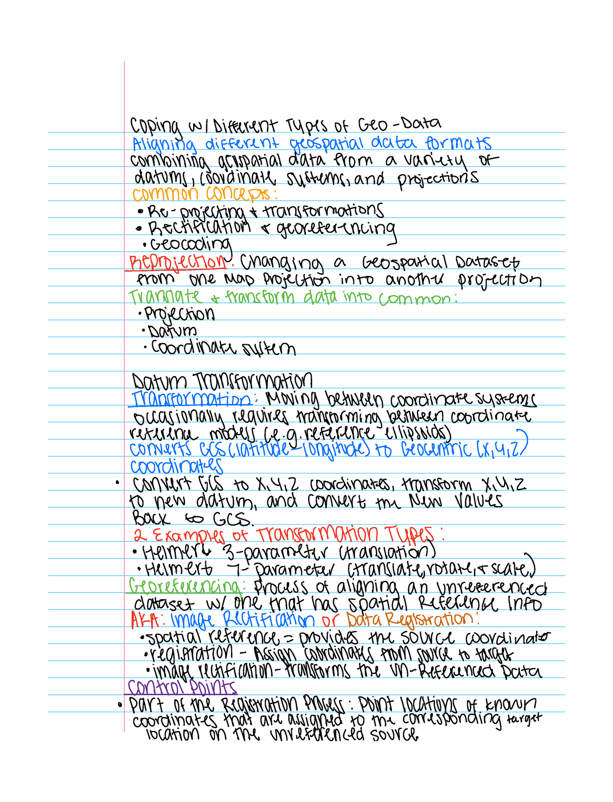 Geo referencing - Learning how to read the geospatial data - GEOG 2040 ...