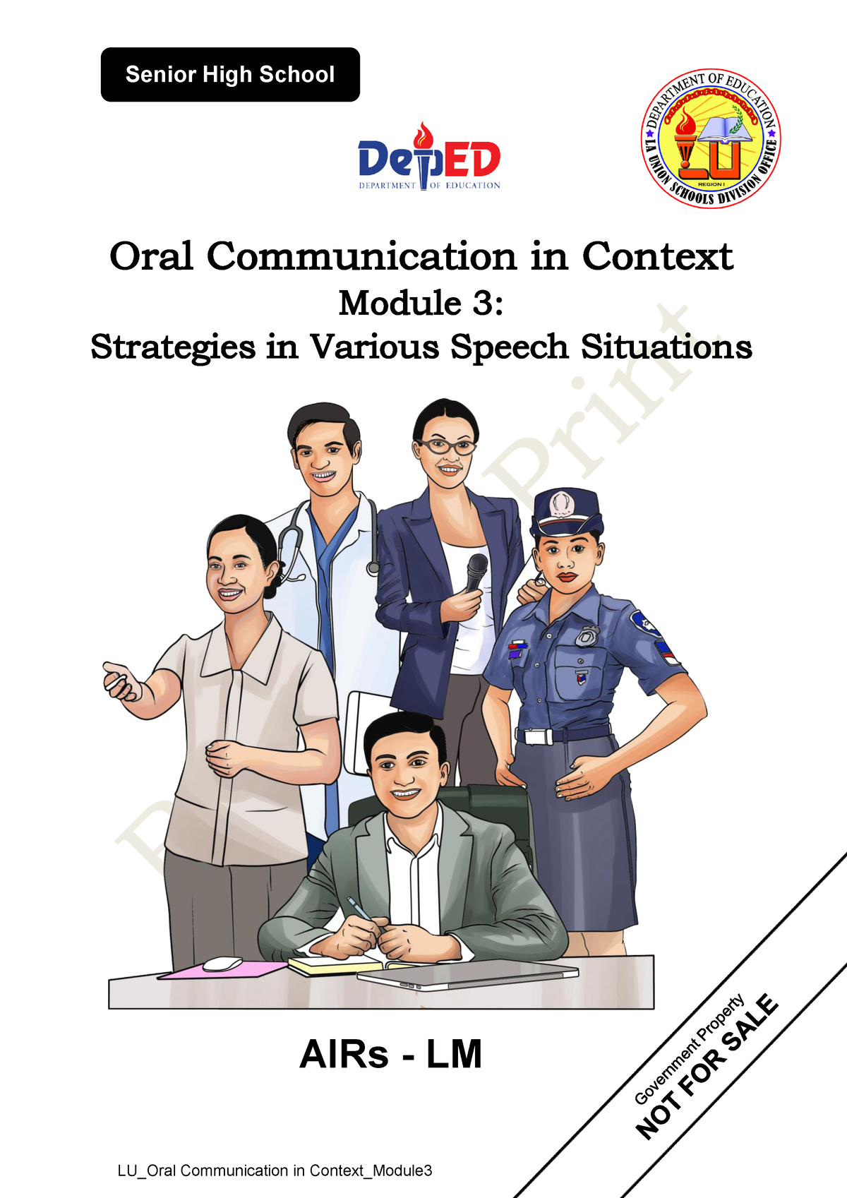 Oral Comm Module 3 Strategies In Various Speech Situations - Oral ...