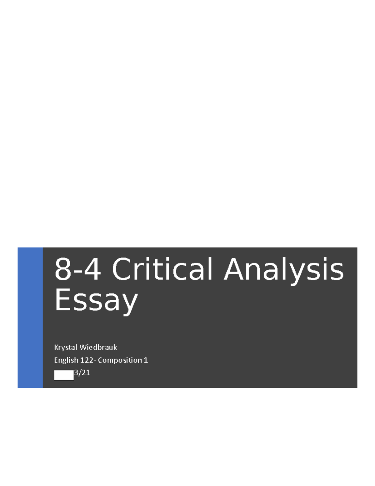 rethinking work critical analysis essay