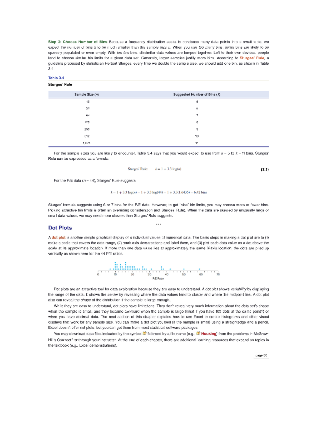 Lý thuyết 3 lý thuyết chap 3 D Step 2 Choose Number of Bins