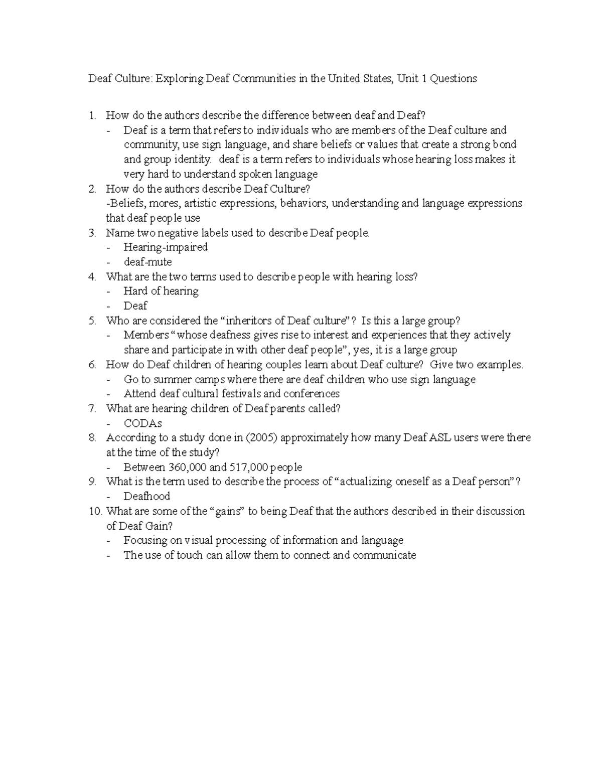 Deaf Culture  What does “D”, “d”, and “d/Deaf” mean in the Deaf