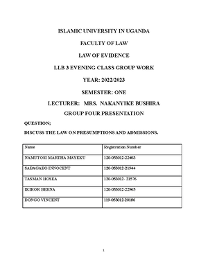 Evidence II - Best - 1. DOCUMENTARY EVIDENCE This involves the ...