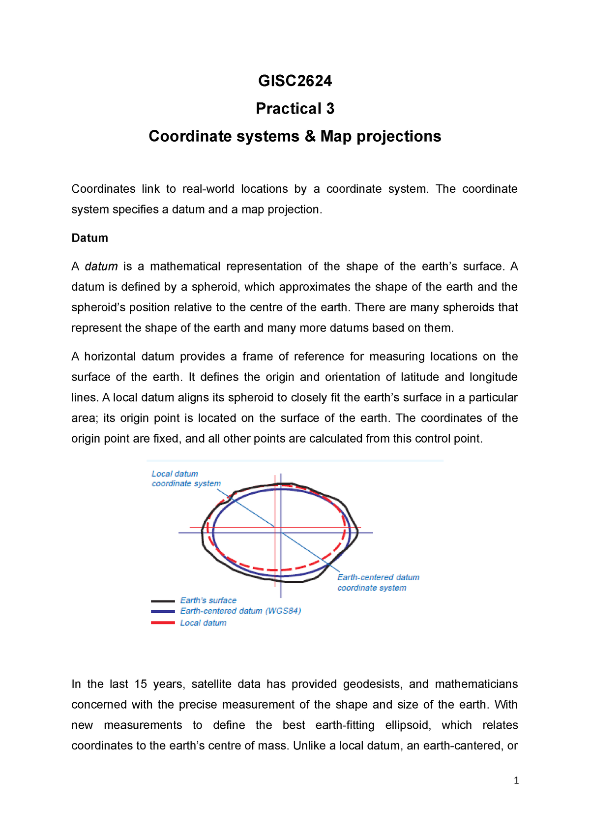 Coordinate Systems And Projections Gisc Practical Coordinate Systems Map Projections