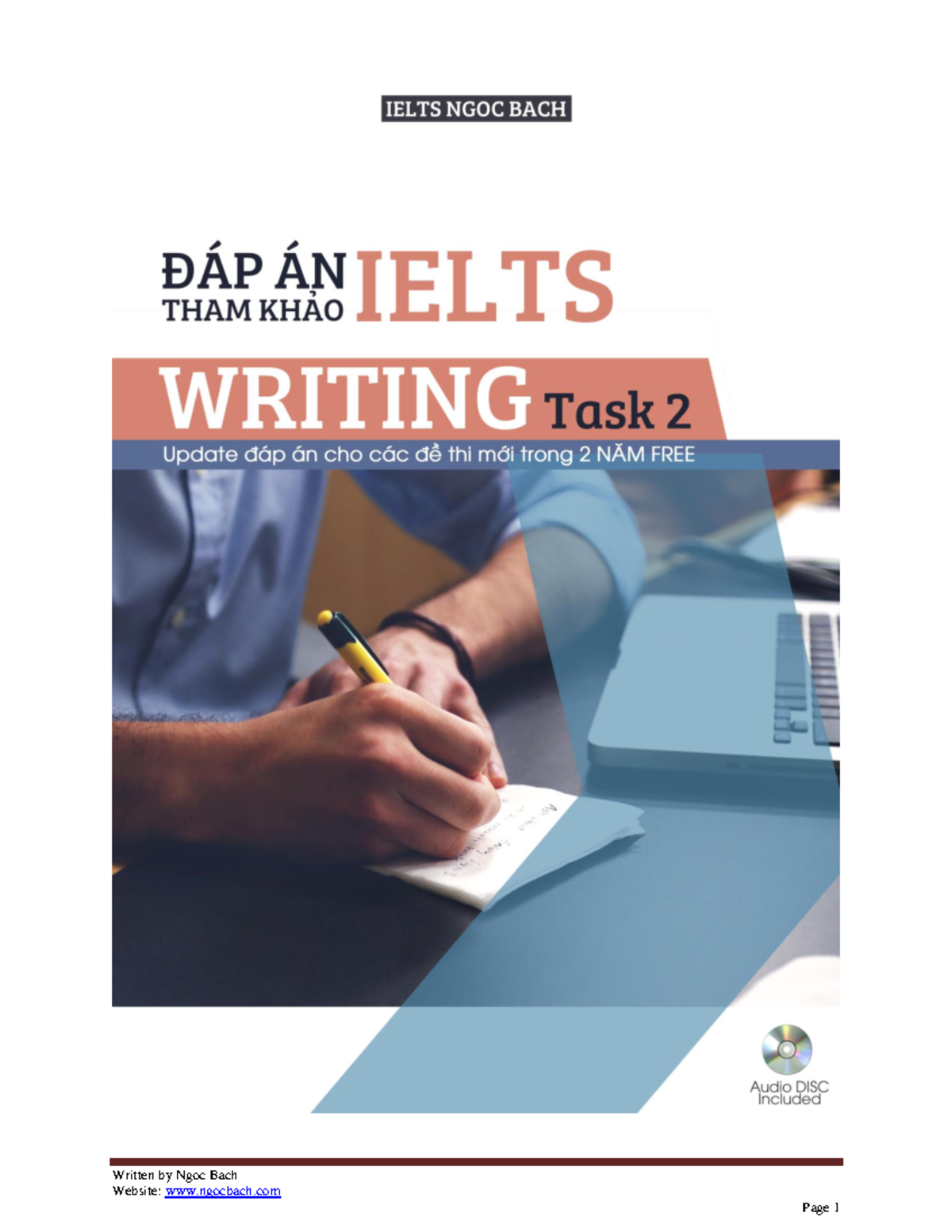 SACH Ielts Writing TASK 2 BY NGOC BACH VER 1 - Tiếng Anh 1 - Studocu