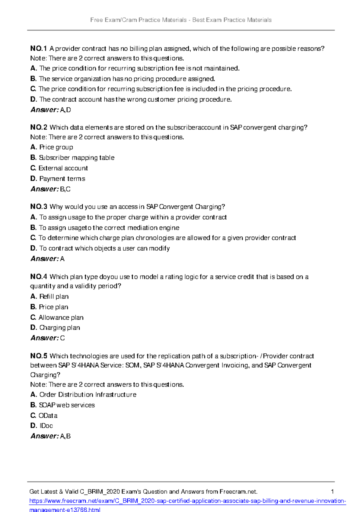 SAP Billing and Revenue Innovation Management_2020 - NO A provider contract  has no billing plan - Sns-Brigh10